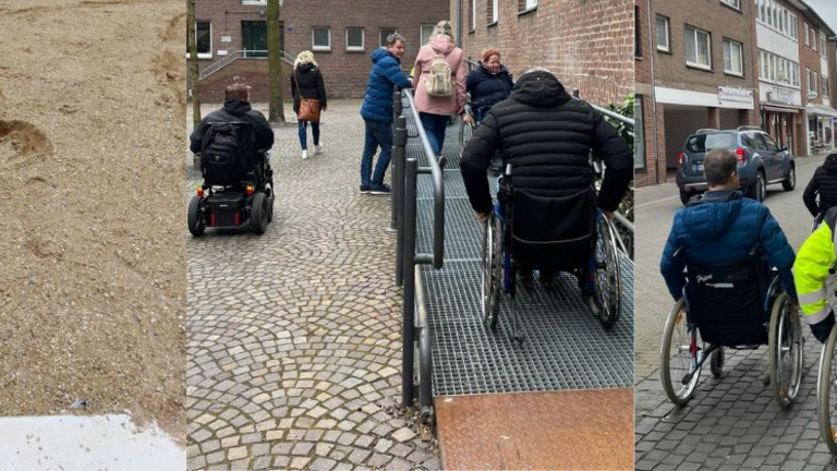 Rollstuhlfahrer*innen in Emmerich